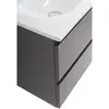 BelBagno KRAFT 39-500/390-2C-SO-GSO База под раковину подвесная с фрезерованными ручк. по всей дл. фасада с 2 выкатн. ящ.,Темно-Серый Мат.,500x395x500