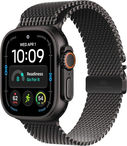 Умные часы Apple Watch Ultra 4 49 мм Black Titanium Case with Milanese Loop (L) Черный | Black