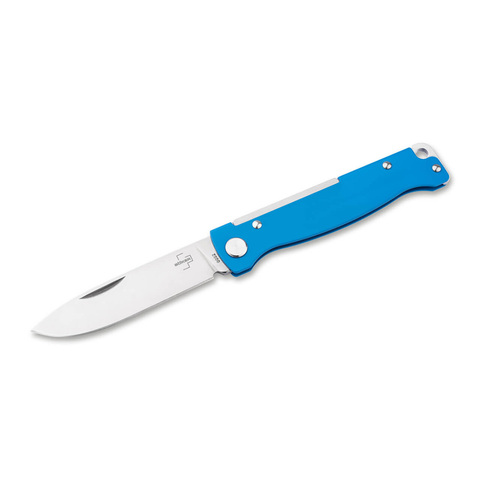 Складной нож Boker Plus Atlas Blue, сталь 12C27, 01BP0014