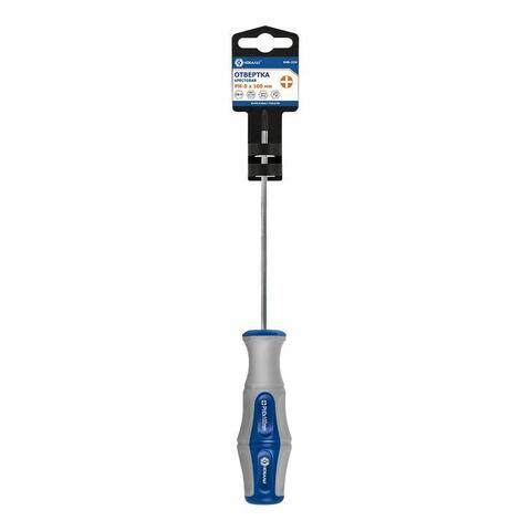 Отвертка Ultra Grip КОБАЛЬТ PH-0 х 100 мм CR-V, двухкомпонентная рукоятка (646-324)
