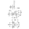 GROHE Eurosmart Cosmopolitan 32832000 Смеситель для ванны с душевым набором