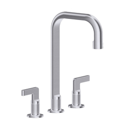 Gessi Inciso 58016#149 Смеситель для раковины на 3 отверстия без донного клапана, излив 160мм, h=314мм, цвет: finox фото