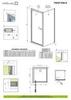 Radaway Twist DW 382003-08 Дверь для душевого уголка