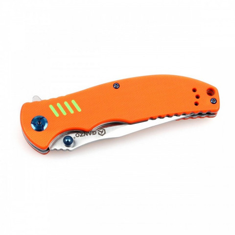 Нож Ganzo G7511 (зеленый, черный, оранжевый)