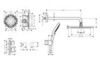Hansgrohe Croma 27961670 Душевая система с термостатическим смесителем (чёрный матовый)
