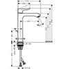 Hansgrohe Metris 31183000 Смеситель для раковины-чаши с донным клапаном