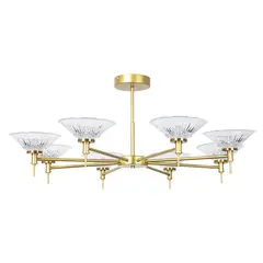 Люстра на штанге Arte Lamp ALESSIA A2076PL-8GO, 1хLED