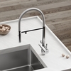 Sancos Imola SC4010CHWH Смеситель для кухни с гибким изливом и краном для фильтра, цвет: хром,белый