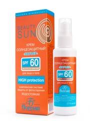 Floresan Солнцезащитная серия BEAUTY SUN Крем-барьер для лица и тела SPF 60, 75мл (Ф-283)