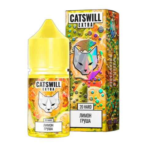 Жидкость CATSWILL EXTRA Salt 2% HARD 30 ml - Лимон Груша