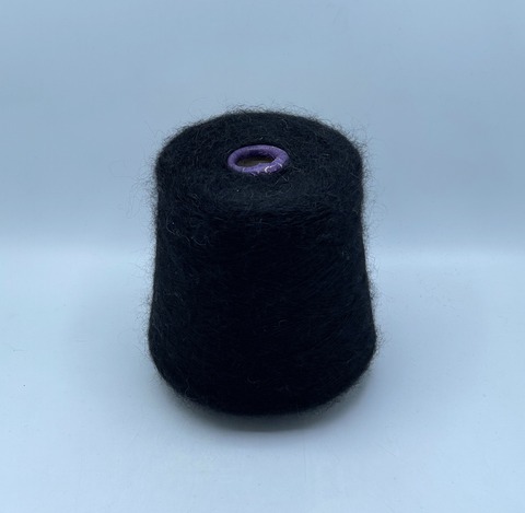 Filati Venezia, Kid Silk, 950м, 70% Супер кид мохер, 30% Шелк,Черный,42359
