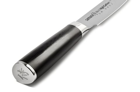 Нож кухонный стальной стейковый Samura Mo-V SM-0031/G-10