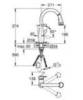GROHE Parkfield 30215DC1 Смеситель для мойки с выдвижным изливом