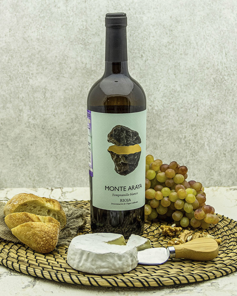 Вино Bodegas Del Medievo Монте Арайя Темпранильо Белое сухое 2018 г.у. 12,5% 0,75 л, Испания