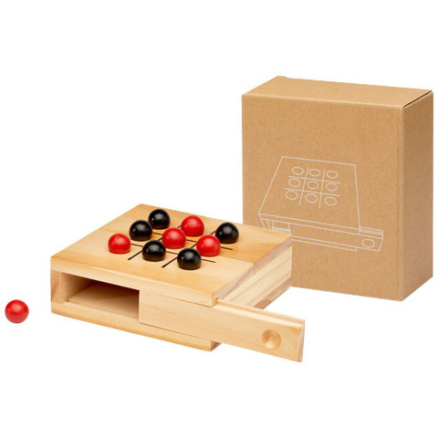 Деревянная игра в крестики-нолики Strobus