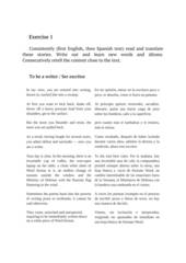 Comparative typology of English and Spanish. Levels B2 - C2. Book 1