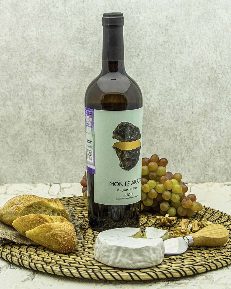 Вино Bodegas Del Medievo Монте Арайя Темпранильо Белое сухое 2018 г.у. 12,5% 0,75 л, Испания