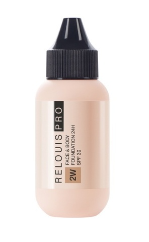 RELOUIS Крем тональный Face&Body Foundation 24H SPF30 тон:2W средний оливковый