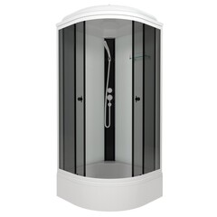Душевая Кабина Triton Грэй-Вайт 90*90 В тонированное стекло
