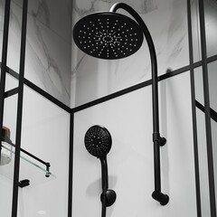 Душевая кабина Niagara Standart(90х90х225) черный, стекло прозрачное