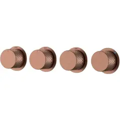 Boheme 124-5-BRB.1 Смеситель встроенный STICK DIAMOND BRUSHED BRONZE 5-проходной фото