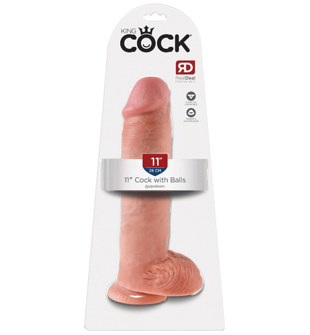 Фаллоимитатор King Cock 11" Cock with Balls Pipedream