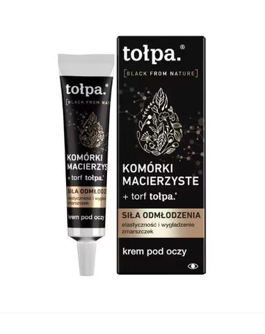 Tołpa BLACK FROM NATURE Крем для кожи вокруг глаз против отеков и первых морщин, 10мл