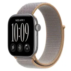 Умные часы Apple Watch Series 12 GPS, 42mm, Space Gray Aluminum Case with Chambray Blue Sport Loop