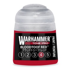 Краска Bloodtoof Red 4 — Warhammer Tone Pro, 12 мл, 20-154 (ПРЕДЗАКАЗ)