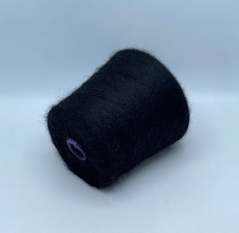 Filati Venezia, Kid Silk, 950м, 70% Супер кид мохер, 30% Шелк,Черный,42359