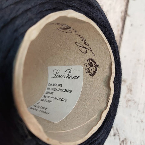 Меринос Loro Piana / WISH 12*2/60 темно-синий