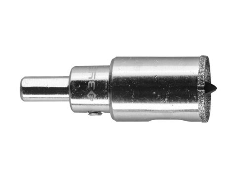 ЗУБР АГК, d 24 мм, (центр. сверло, трехгр. хвост, Р60), алмазная коронка, Профессионал (29850-24)