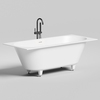 Salini Ornella 103521M Ванна встраиваемая 180x80, цвет: белый матовый