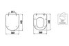 Creavit KC0903.01.1900E Крышка дюропласт с микролифтом, цвет: берри (матовый)