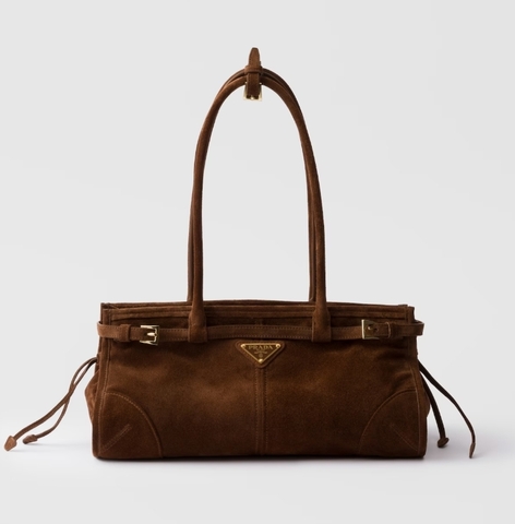 Сумка Prada Bonnie средняя замшевая