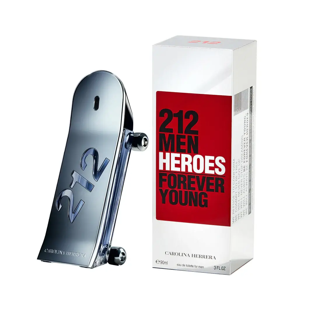 Туалетная вода CAROLINA HERRERA 212 HEROES FOREVER YOUNG MEN EDT, 90мл