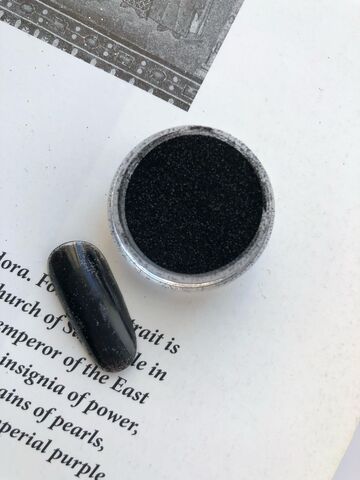 Блеск для ногтей Black N-01