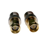 Переходник SMA-male - F-female - 2шт