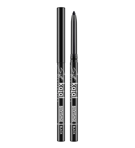 LuxVisage Карандаш-каял для глаз механический Soft kajal super stay Black