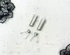 Наконечник для шнура, металл, d 5,5 мм, р. 20,7х7 мм, матовый никель