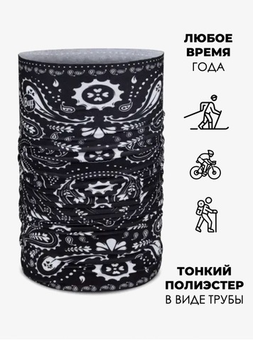 Картинка бандана-труба Buff original New Cashmere Black - 3
