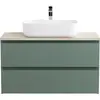 BelBagno KRAFT-900-2C-SO-VO База под раковину подвесная с фрезерованными ручками по всей длине фасада с двумя выкатн. ящ., Еловый Мат., 900x455x500