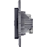 Розетка TV (телевизионная) - Legrand Inspiria - проходная - антрацит — фото 5
