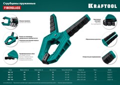 KRAFTOOL SC-5, 50 х 50 мм, пружинная струбцина (32227-5)