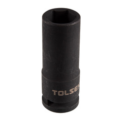 TOLSEN (TT18269) Головка торцевая ударная глубокая шестигранная 1/2", 19 мм
