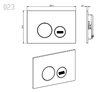 Aquatek INSE-0000001.36 INSE-0000001.36 Aquatek Sensor SET Standart  50 Монтаж рама для подв унитаза1130*500*100 + звукоизоляционная прокладка + панель смыва KDIS-0000036