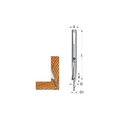 Сверло для KREG D9,5 L104 хвостовик 9 WPW ACFS950S