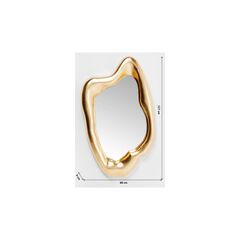 Зеркало Hologram Gold 117x68 см