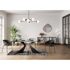 Стул с подлокотниками Belle Anthracite (2 шт)