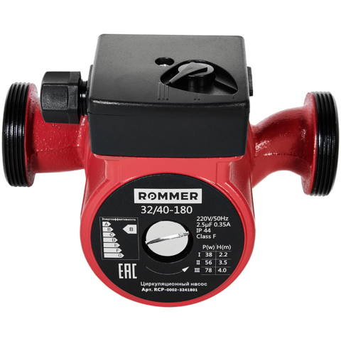 Циркуляционный насос ROMMER 32/40-180 RCP-0002-3241801
